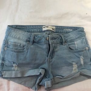 garage jean shorts